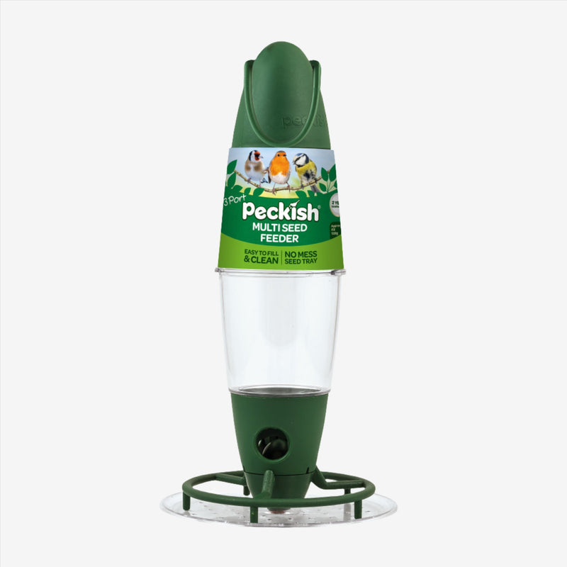 Peckish 3 Port Multi Seed Feeder (Wider Base)