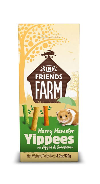 Supreme Harry's Hamster Yippees With Apple&Sweetcorn 120g