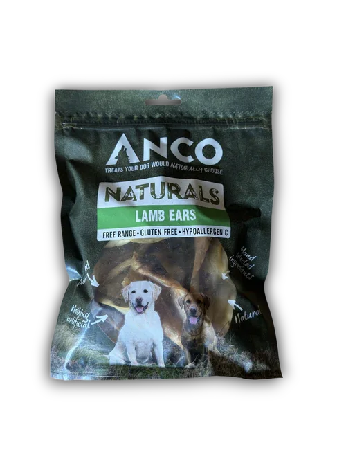 Anco Naturals Lamb Ears BULK DEAL 12x100g