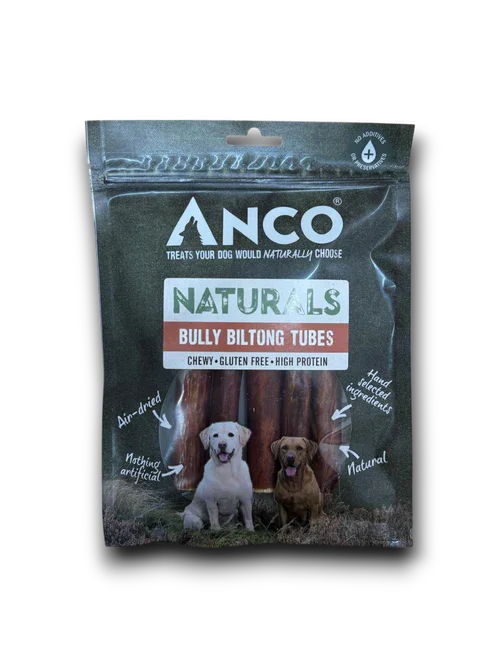 Anco Naturals Bully Biltong Tubes BULK DEAL 12x5pcs