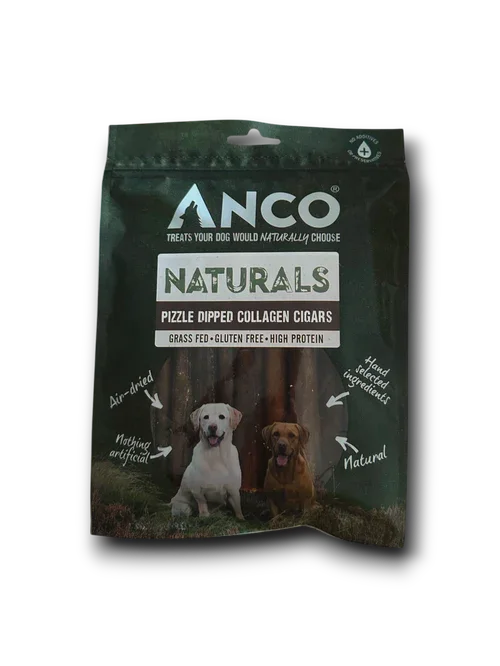 Anco Naturals Pizzle Dipped Collagen Cigars BULK DEAL 12x150g