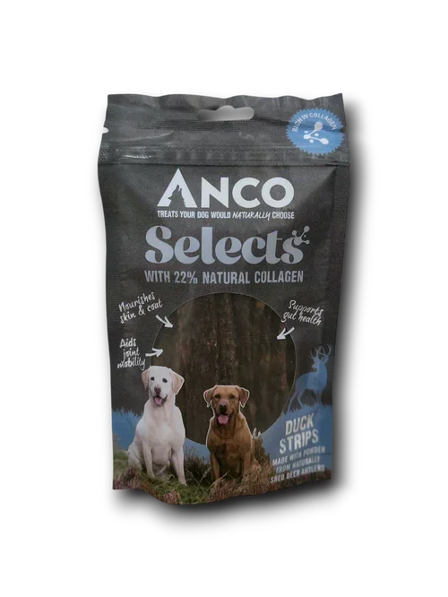Anco Selects Duck Strips with Collagen BULK DEAL 10x85g
