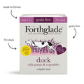 Forthglade Adult Grain-Free Complete Duck, Potato & Vegetables 395g