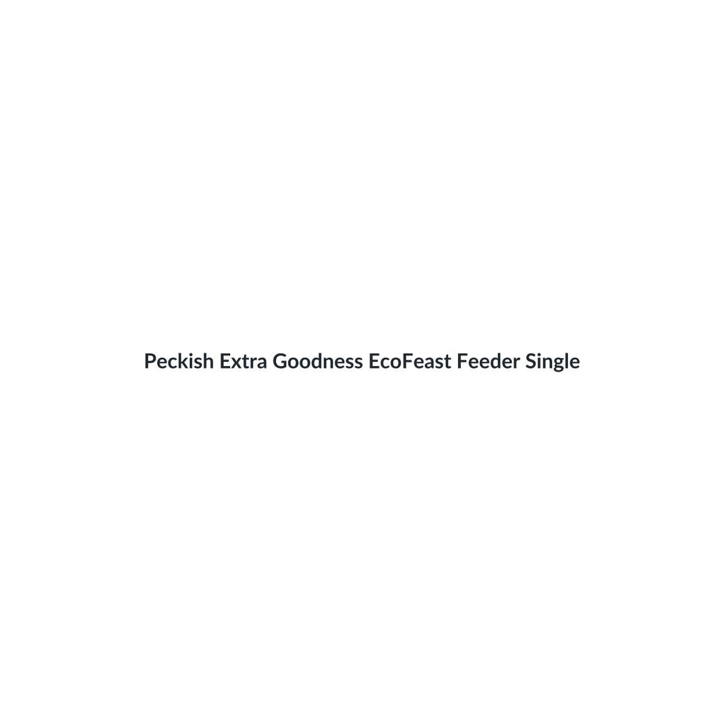 Peckish Extra Goodness EcoFeast Feeder Single