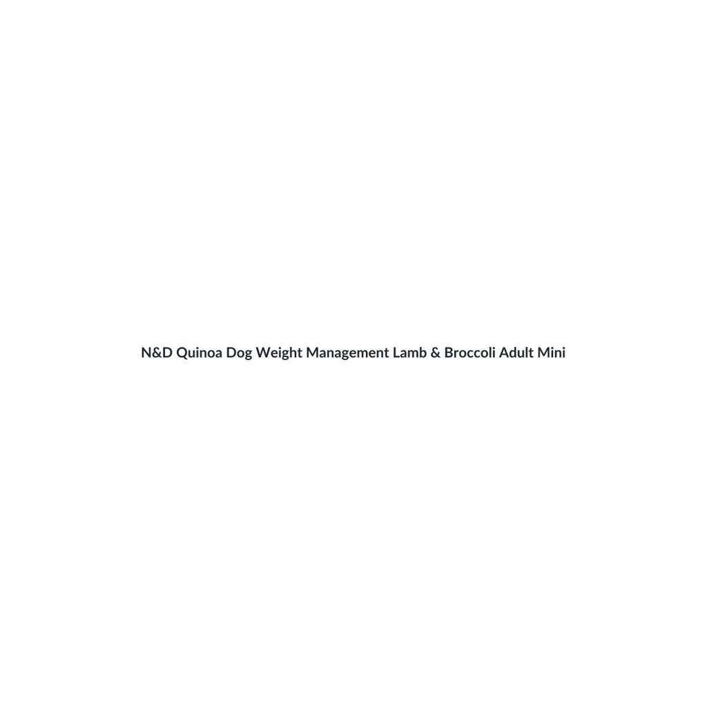 N&D Quinoa Dog Weight Management Lamb & Broccoli Adult Mini 2.5 Kg