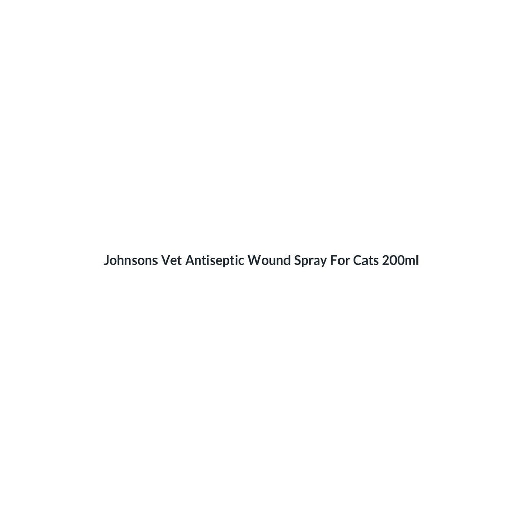 Johnsons Vet Antiseptic Wound Spray For Cats 200ml