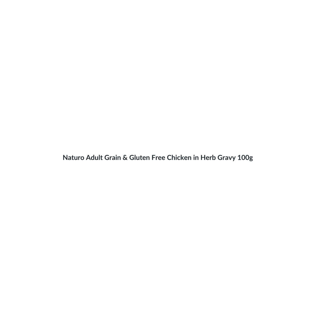 Naturo Adult Grain & Gluten Free Chicken in Herb Gravy 100g