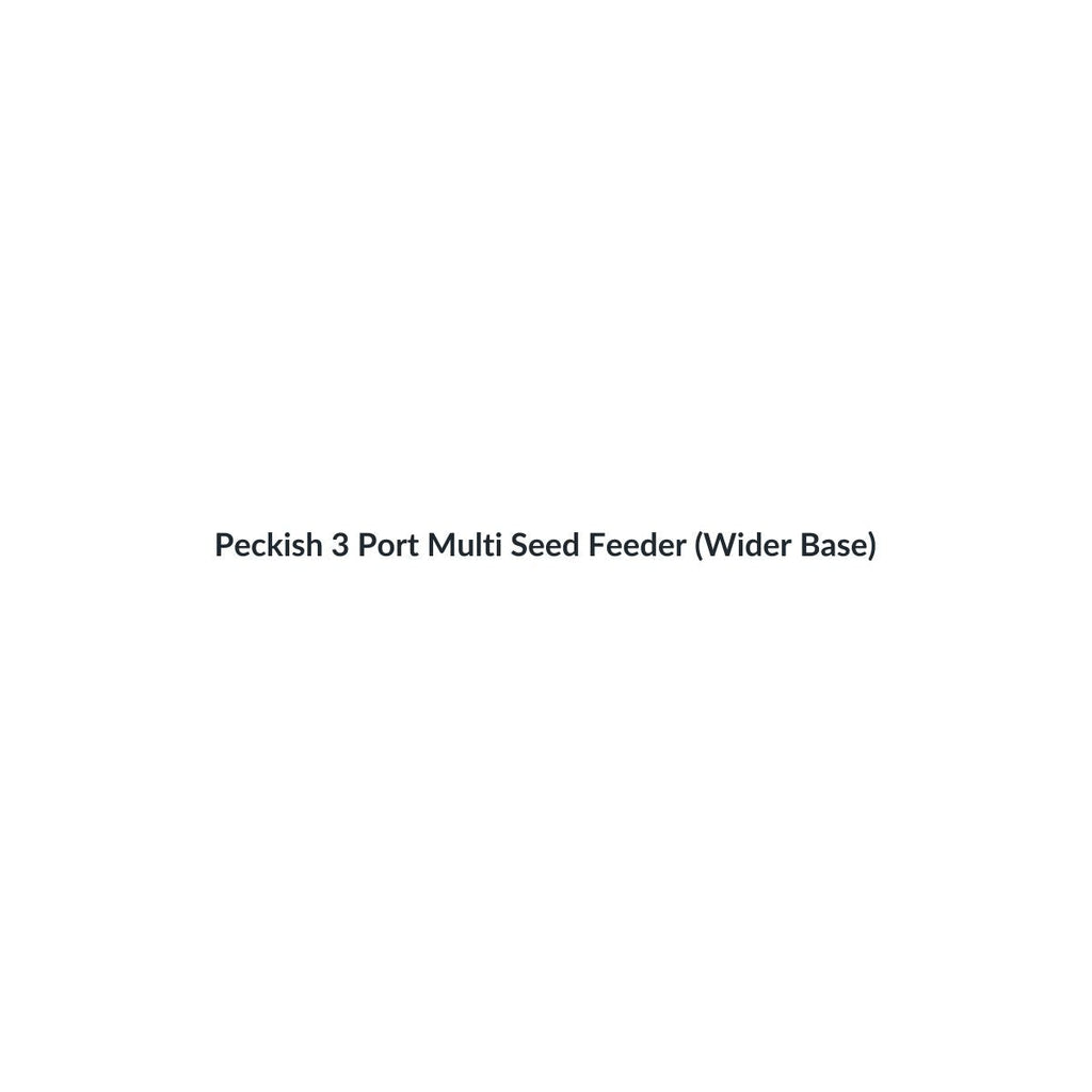 Peckish 3 Port Multi Seed Feeder (Wider Base)