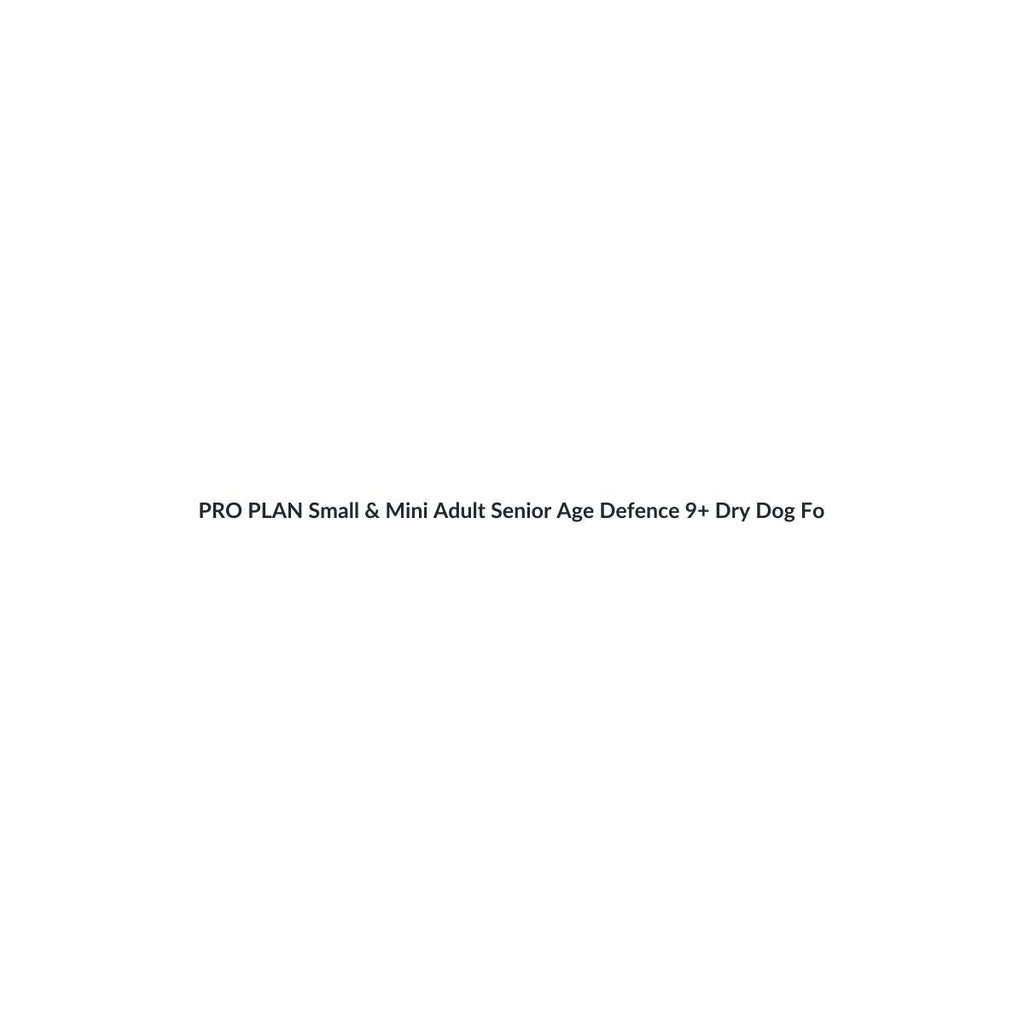 PRO PLAN Small & Mini Adult Senior Age Defence 9+ Dry Dog Food with Chicken 3kg