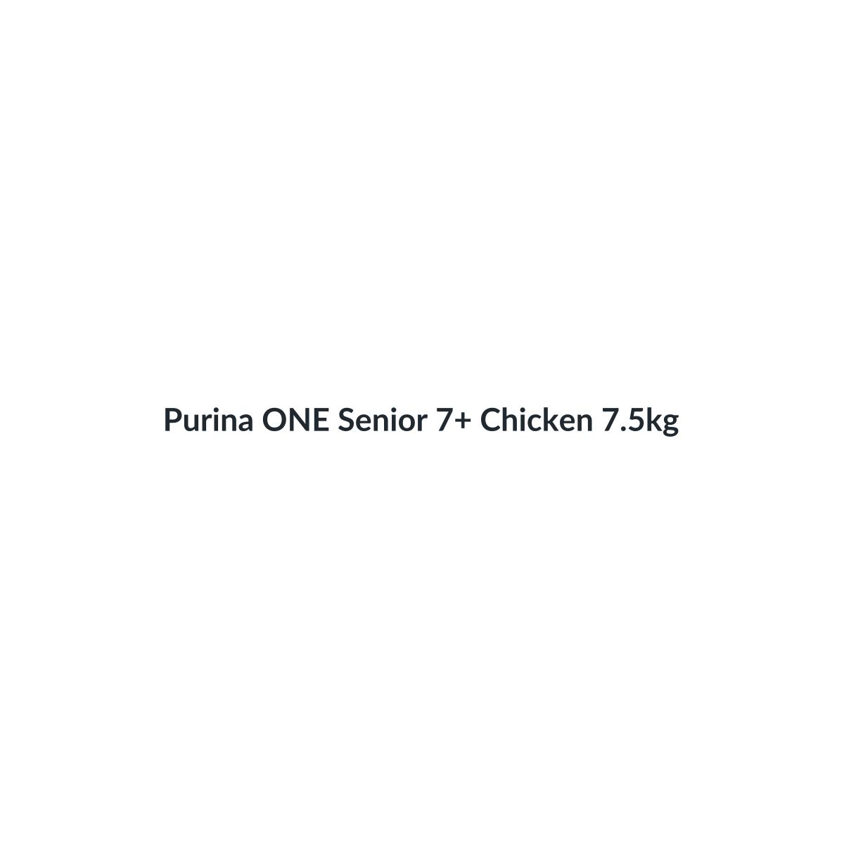 Purina ONE Senior 7+ Chicken 7.5kg