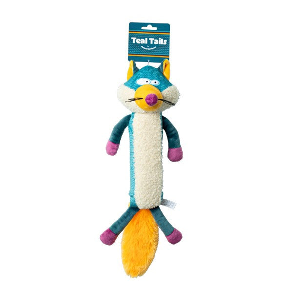 Animal Instincts Teal Tails Ted Fox Plush