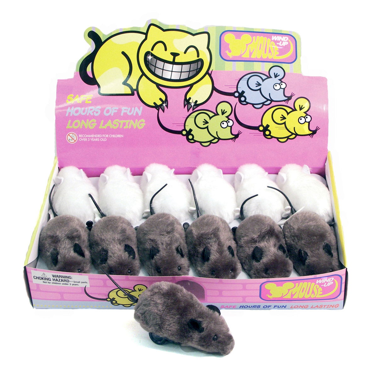 Jolly Moggy Mechanical Mouse Assorted