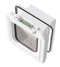 Elite Chip&Disc SuperSelective Cat Flap Wht 24.5x13.5x26cm