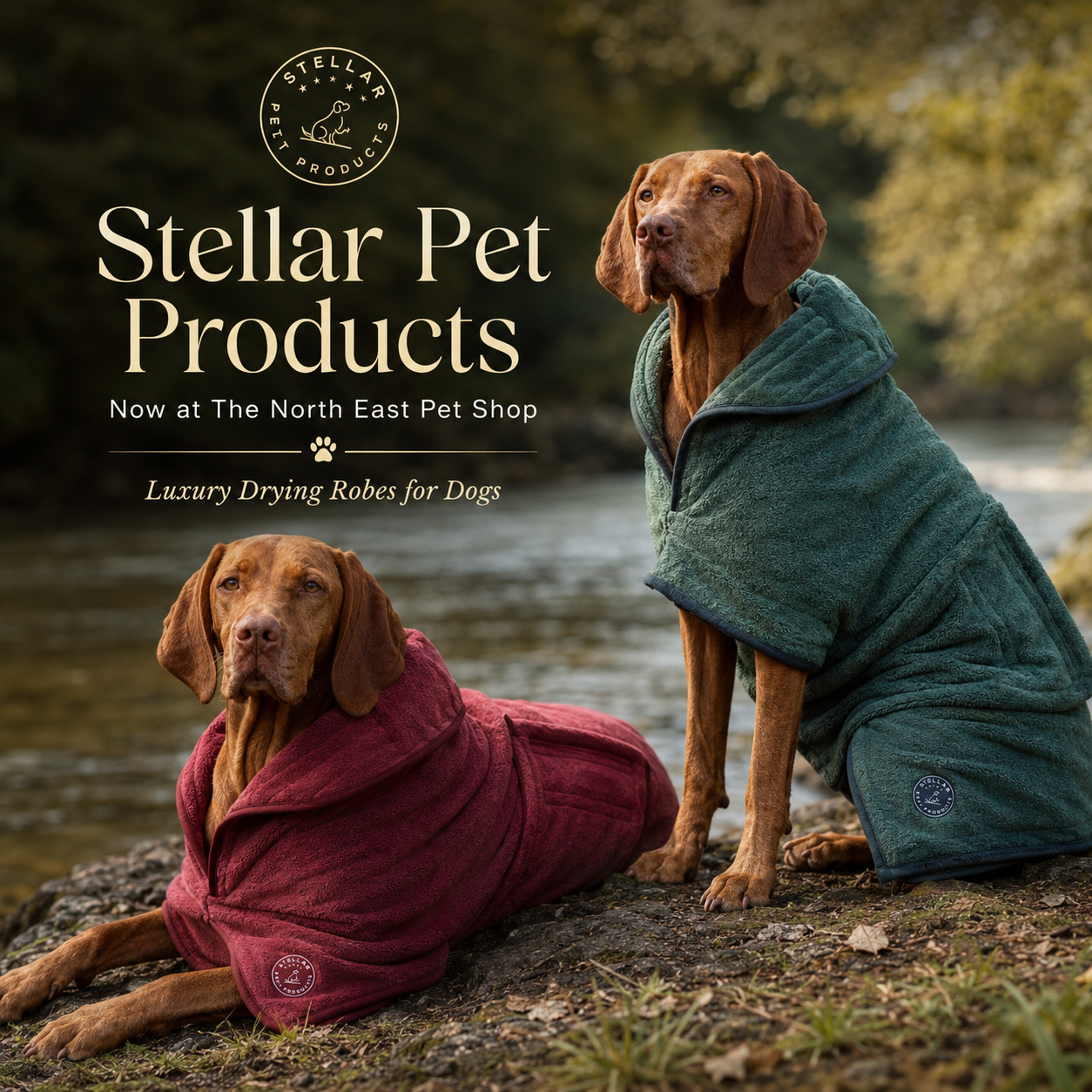 Stellar Luxury Drying Robes for Dogs