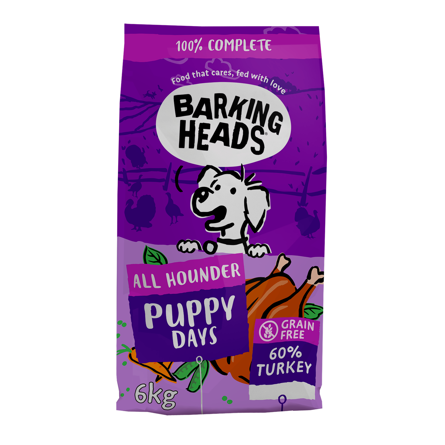 All Hounder Puppy Days Turkey 6kg