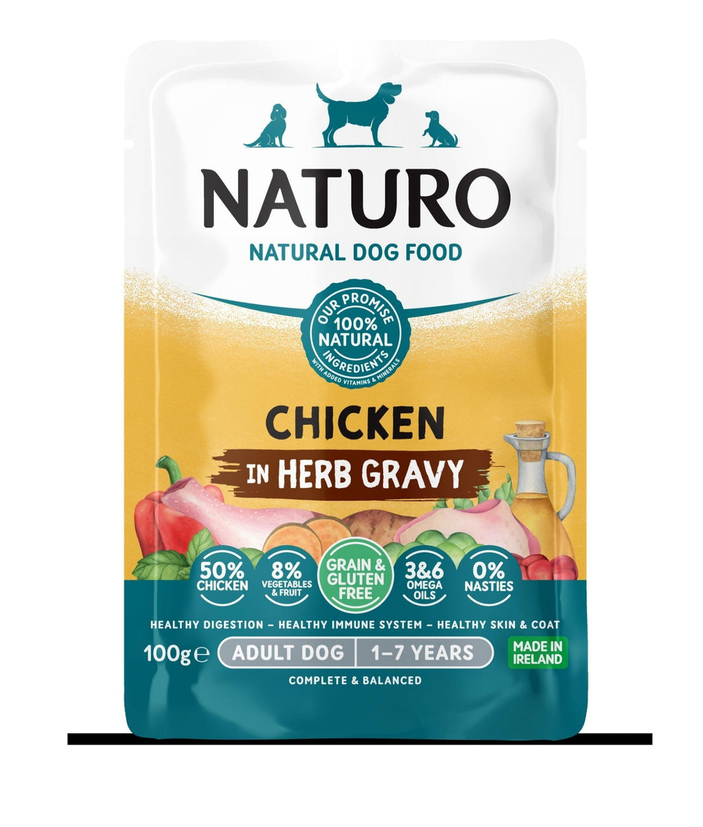 Naturo Adult Grain & Gluten Free Chicken in Herb Gravy 100g