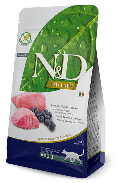 N&D Prime Cat Lamb & Blueberry Adult 300