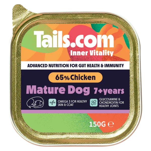 Tails.com Inner Vitality Mature Chicken Alu Tray 150g