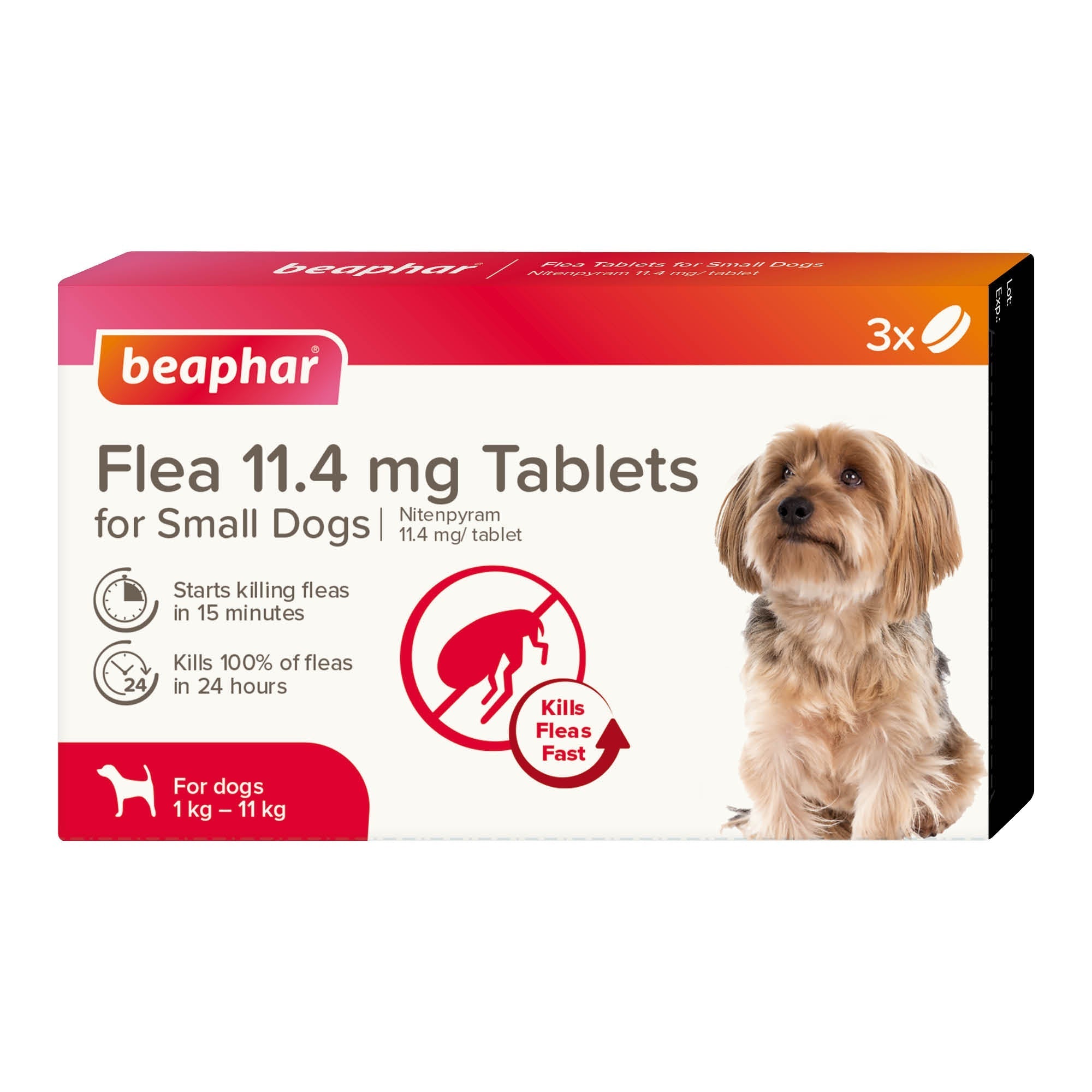 Beaphar Flea Tablets for Dogs - 3 Tablets