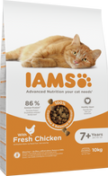 IAMS Advanced Nutrition Senior Cat Food with Fresh Chicken 10kg