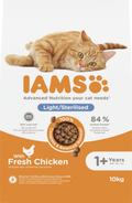 IAMS Advanced Nutrition Light/Sterilised Cat Food with Fresh Chicken 10kg