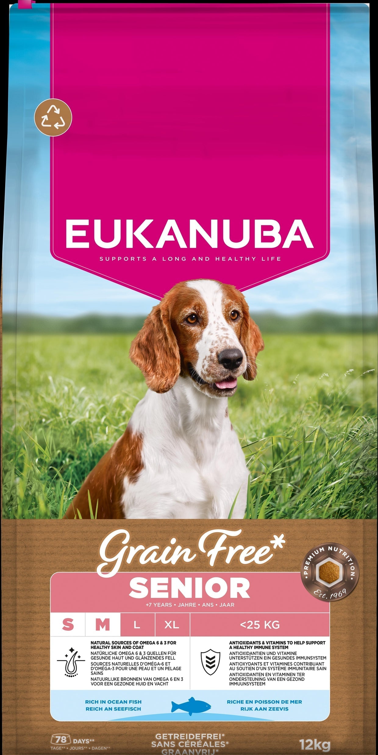 Eukanuba Grain Free - Ocean Fish - Senior Small/Medium