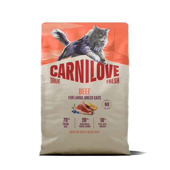 Carnilove True Fresh Beef Large Breed Cat 2kg