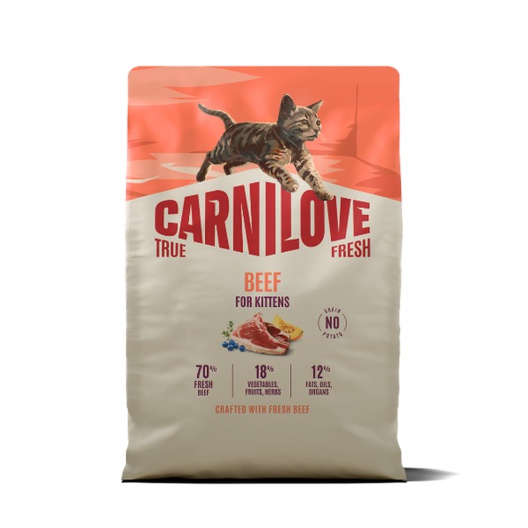 Carnilove True Fresh Beef Kitten 400g