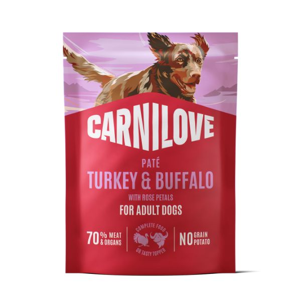 Carnilove Turkey & Buffalo with Rose Petals Dog 300g