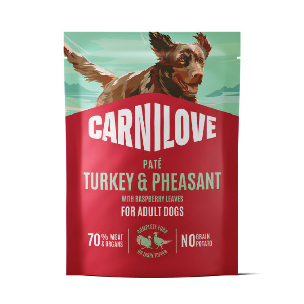 Carnilove Turkey & Pheasant with Raspberry Leaves Dog 300g