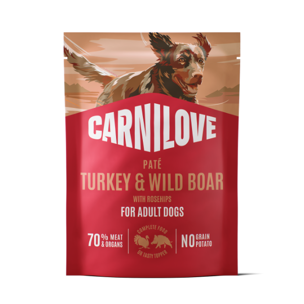 Carnilove Turkey & Wildboar with Rosehips Dog 300G