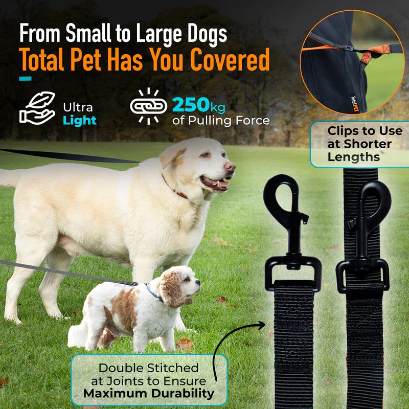 Total Pet Nylon Training Dog Lead 10m - RSP £19.99