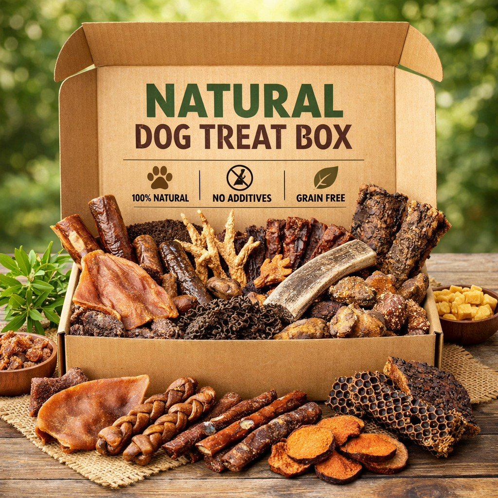 Natural Doggy Treat Enrichment Box - 100