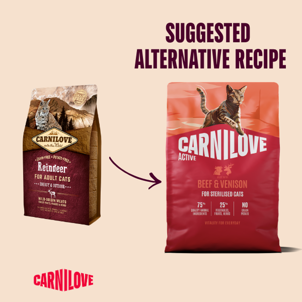 Carnilove Active Beef & Venison Cat 2kg