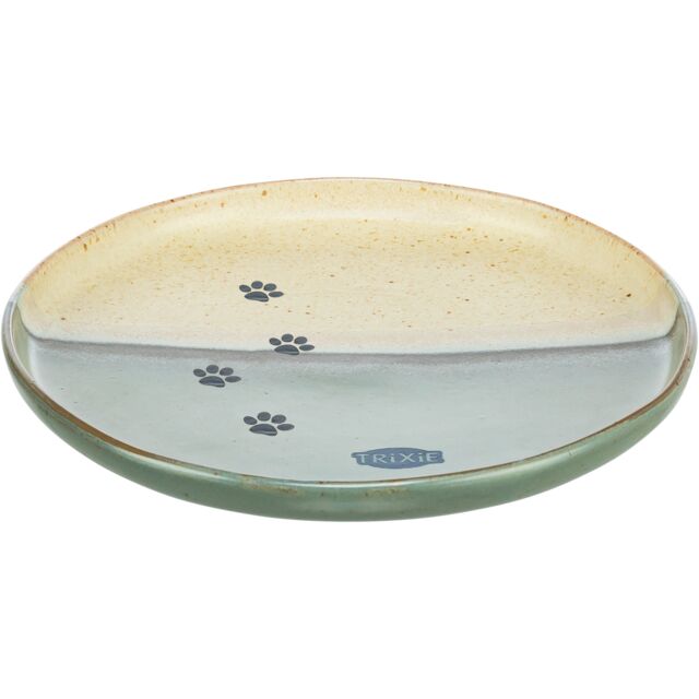 Trixie Ceramic Bowls with Paws – 12cm & 16cm