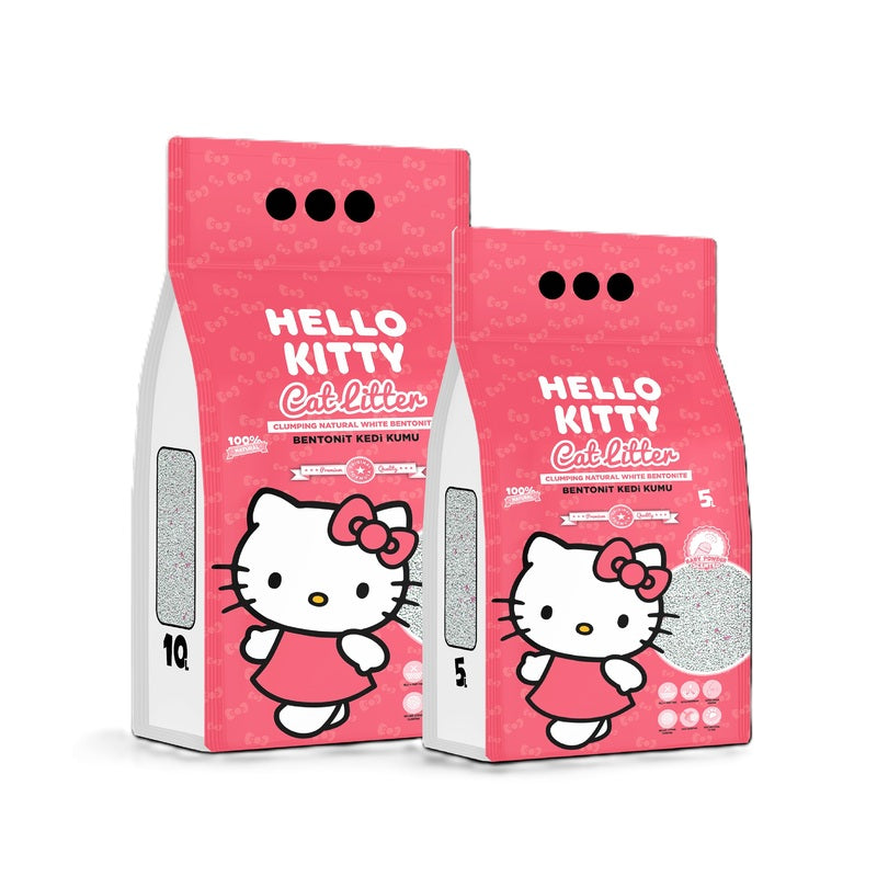Hello Kitty Bentonite Baby Powder Litter 10 L