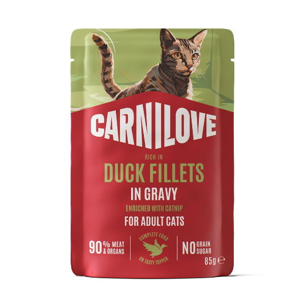 Carnilove Gravy Duck with Catnip Cat Pouch 85g