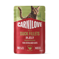 Carnilove Jelly Duck with Catnip Cat Pouch 85g