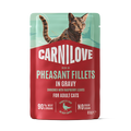 Carnilove Gravy Pheasant with Raspberry Leaves Cat Pouch 85g