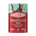 Carnilove Jelly Pheasant with Raspberry Leaves Cat Pouch 85g