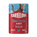 Carnilove Gravy Trout with Echinacea Cat Pouch 85g