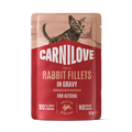 Carnilove Gravy Rabbit with Marigold Kitten Pouch 85g