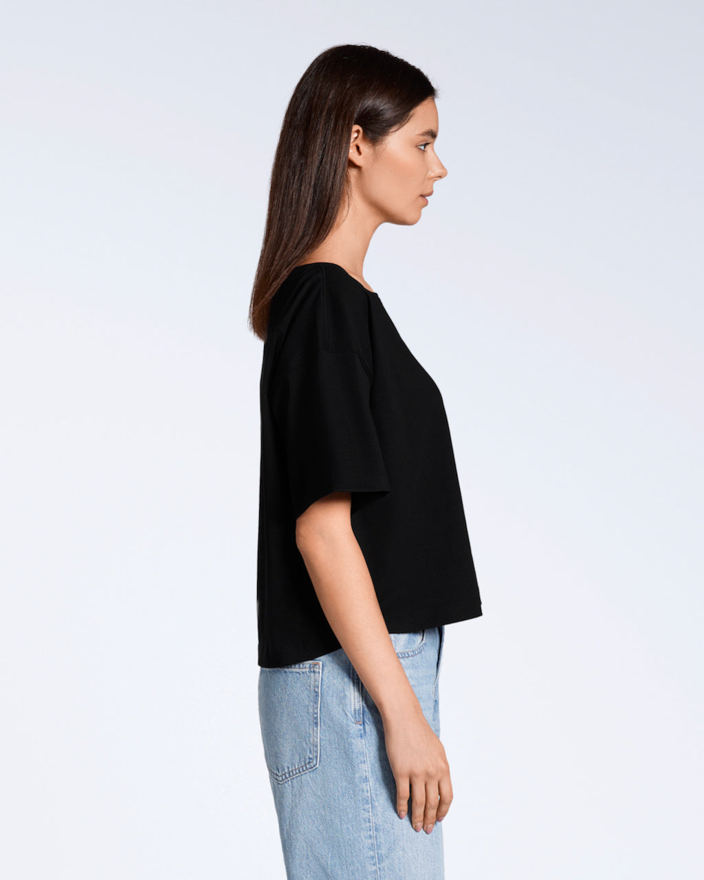 Wide Boat Neck T-Shirt