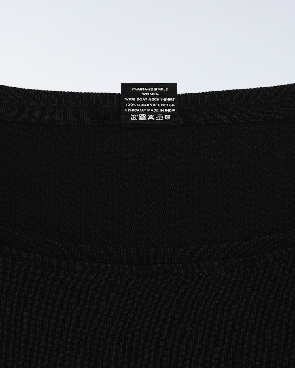 Wide Boat Neck T-Shirt