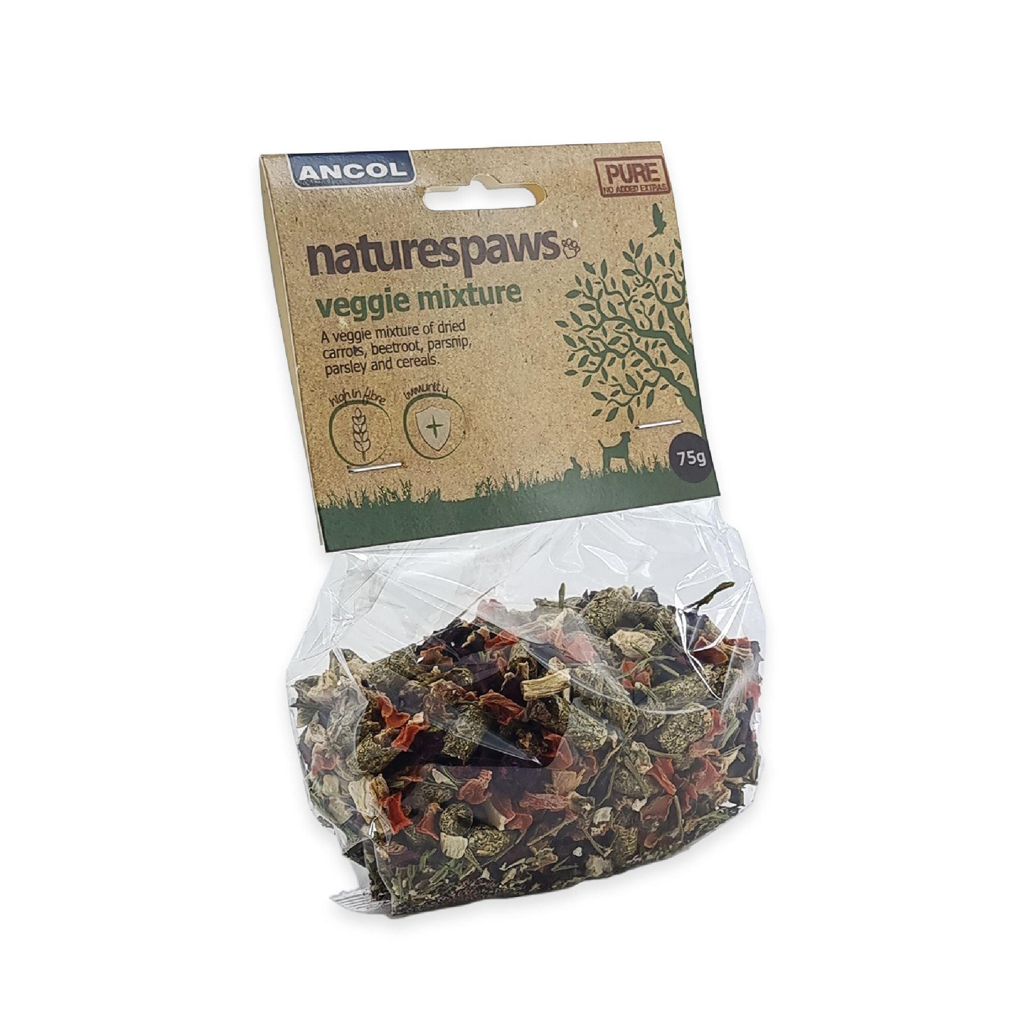 Ancol Naturespaws Veggie Mixture 75g