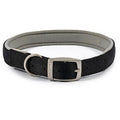 Ancol Viva Padded Buckle Collar Black 55-63cm