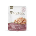 Applaws Cat Pouch Tuna Fillet with Salmon in Jelly, 16 x 70g