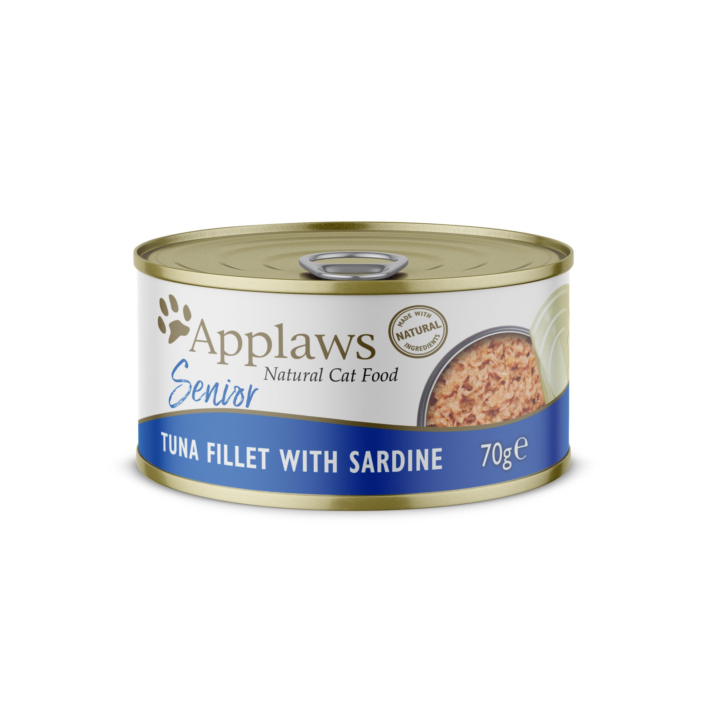 Applaws Cat Senior Tuna&Sard Tins 70g