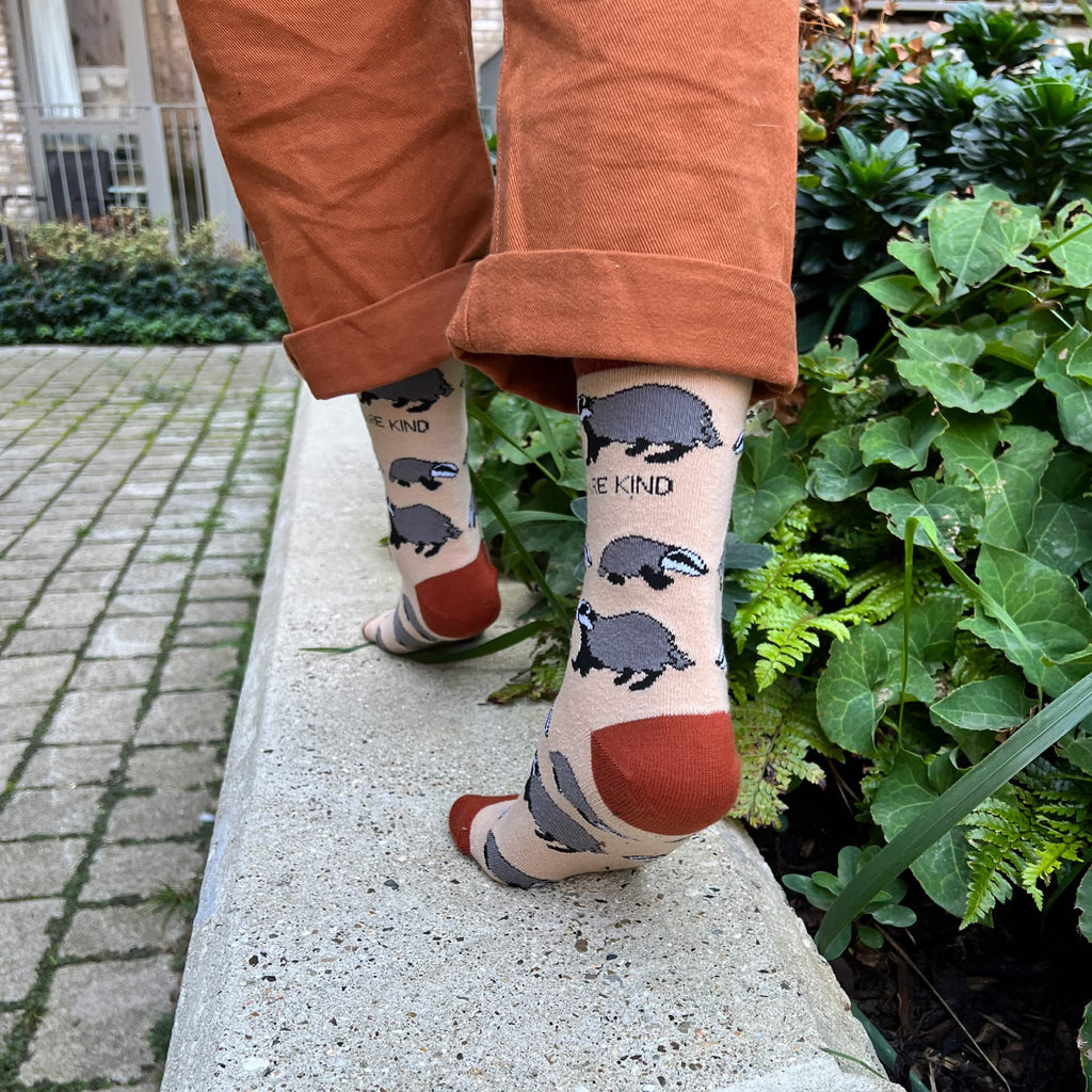 Save the Badgers Bamboo Socks