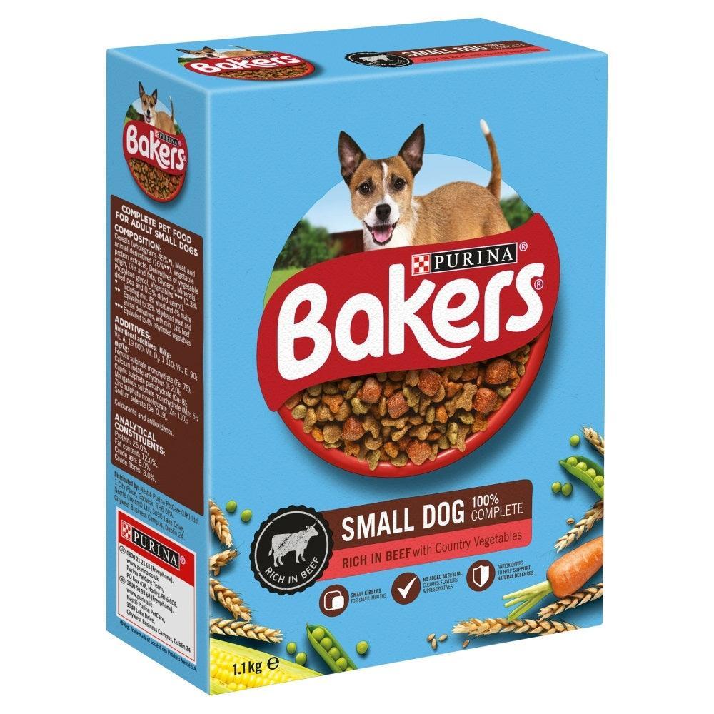Bakers Small Dog Beef & Veg 1.1kg